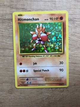 Karta Pokemon Hitmonchan Holo 3 Evolutions 62/108