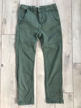Zielone Spodnie Chłopięce Zara 140  Gumka w Pasie