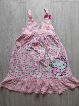 H&M Sukienka letnia Hello Kitty 110/116