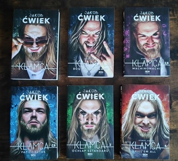 JAKUB ĆWIEK KŁAMCA SERIA CYNGIEL NIEBIOS 6 TOMÓW 