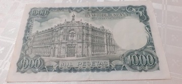 1000 Pesetas 1971 Hiszpania