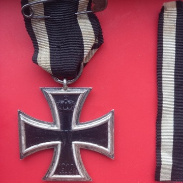 Krzyż ek2 1914 sygnowany sreberko