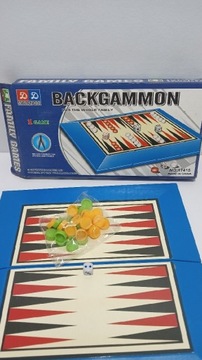 Gra BackGammon w metalowej puszce 