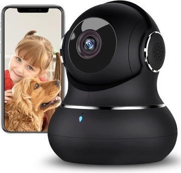 W4 Litokam Kamera WIfi niania FullHD 360° 1080p