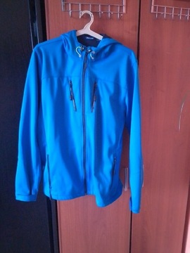 Bluza kurtka Softshell niebieska 