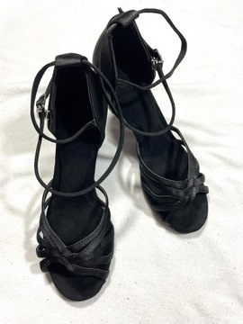Nowe buty do tańca 36 czarny 7 cm