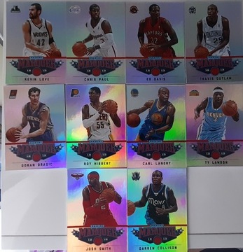 Lot 10 kart NBA Panini Marquee 2012-13