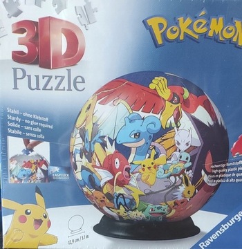 Puzzle 3D Kula Pokemon 72 el. 117857 Ravensburger