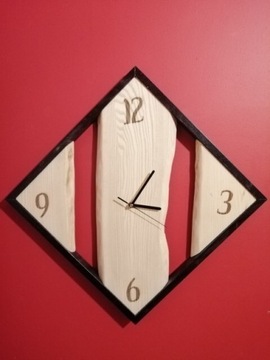 Zegar ścienny drewniany 40 cm