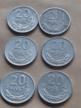 20 gr. PRL   1976-85 6 SZTUK P5