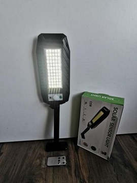 Lampa Uliczna Solarna 200W LED z Pilotem Ścienna