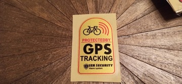 Naklejka na rower GPS tracking W2