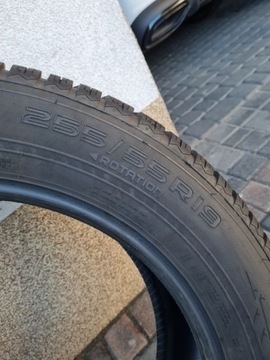 Opony 255/ 55 /19 zima Nokian 7.5mm