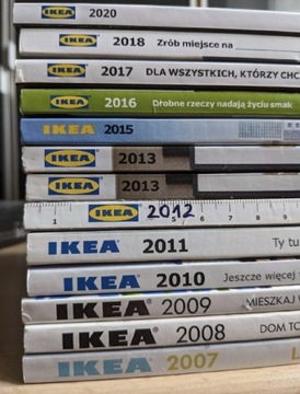Kolekcja katalogów Ikea 2007-2020