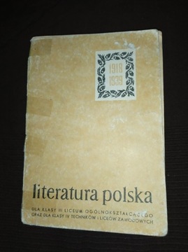 Matuszewski Literatura polska lat 1918-1939 
