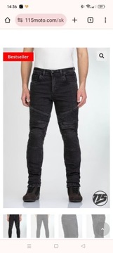 Spodnie Motocyklowe jeans 115moto