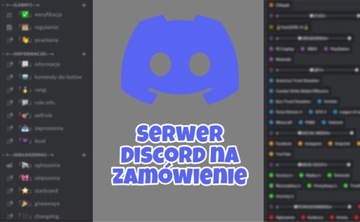 SERWER DISCORD na zamówienie OPIS!!!