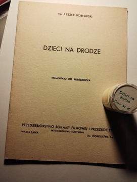 PRL Film do rzutnika PRFiP DZIECI NA DRODZE '72