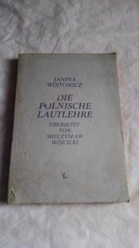 Die Polonische Lautlehre J .Wójtowicz ( Fonologia 
