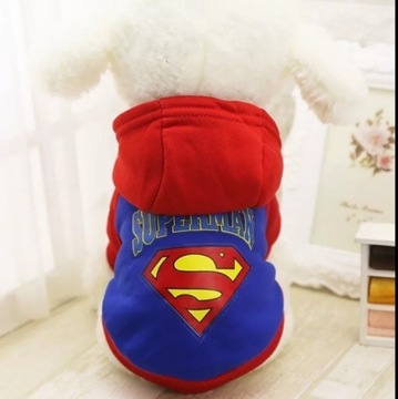 Nowa bluza  dla psa Supermen M + Gratis