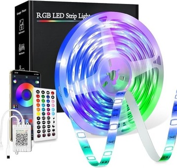 Taśma led rgb 2x10m Bluetooth Aplikacja