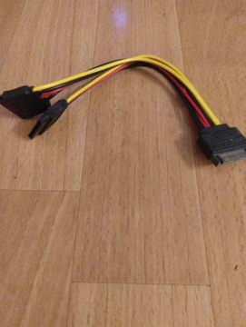 Adapter przejściówka  przedłużka SATA na 2 x SATA