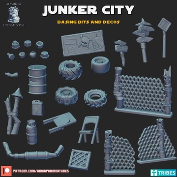 Junker City Bits - bitsy/ozdoby, zestaw postapo