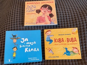 3 Audiobooki Kuba i Buba, Zezia i Giler i inne