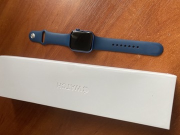 Apple Watch 7 45mm Blue Abyss! Zadbany! Gwarancja!