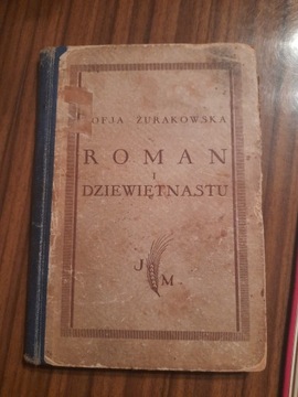 ROMAN I DZIEWIĘTNASTU Zofia Żurakowska