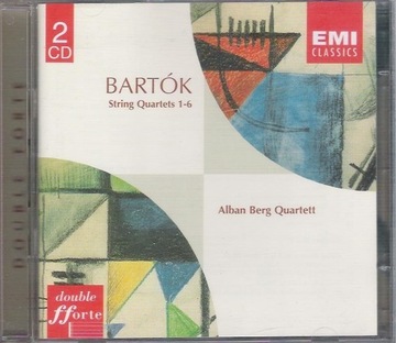 BARTOK Complete String Quartets ALBAN BERG QT 2CD