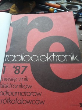 ROCZNIK RADIOELEKTRONIK 1987 ORAZ 6 NR AUDIOVIDEO