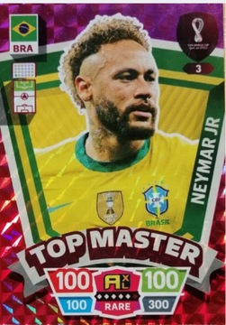 World Cup Qatar 2022 Rare Top Master 3 Neymar Jr