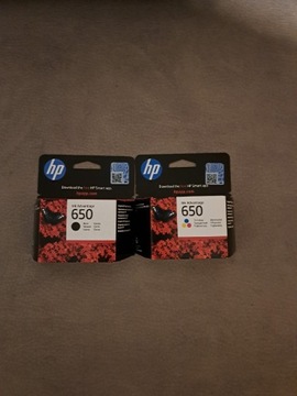 Tusze HP 650 Czarny + Kolor