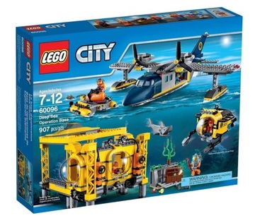 NOWE ! Lego City 60096 Baza Głębinowa UNIKAT !