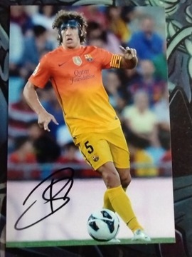 Autograf Carles Puyol 