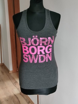 Bjorn Borg 36 S M damska bluzka bokserka szara 