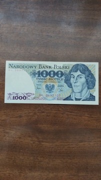 1000 zł z 1982r. UNC