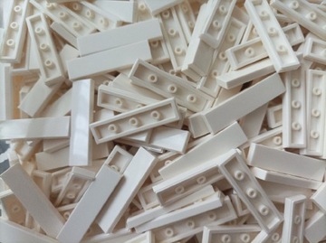 LEGO 2431 Tile płytka 1x4 White 20szt Nowe 