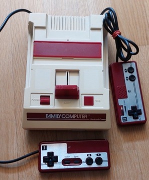 Oryginalna Nintendo Famicom plus AV-mod