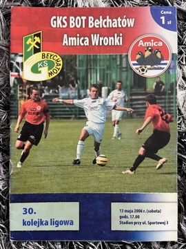 Program meczowy GKS Bełchatów - Amica Wronki 