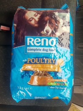 Sucha karma dla psów Reno 3kg.