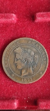10 Centymów 1877 A Francja/Paryż
