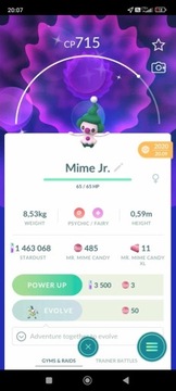 Shiny Mime Jr. Pokemon GO