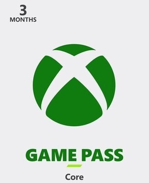 Xbox game pass core 3 miesiące 