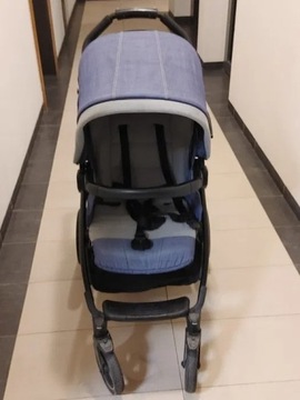 Wózek spacerowy Peg Perego Book Urban Denim 3w1