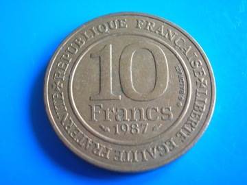 Francja 10 francs franków 1987 Kapetyngowie