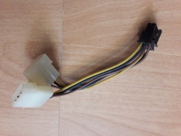 Przejściówka 2xmolex na PCI-E 6 pin 