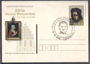 200 lat Diecezji Warszawa - Oświęcim 14.06.1998r