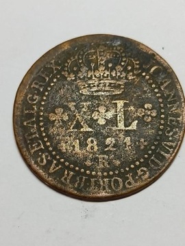 40 REALÓW - Brazylia 1821 